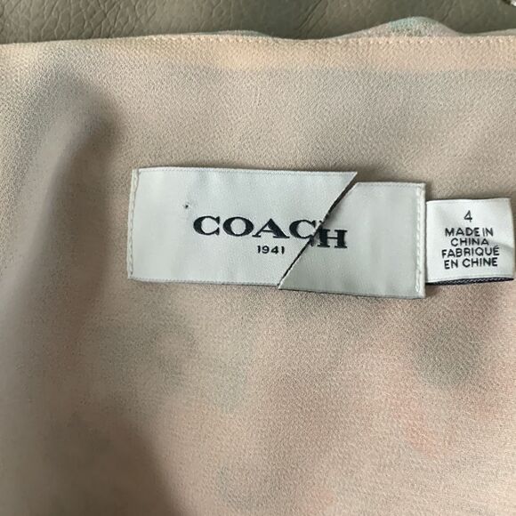 Coach 1941 Glam Rock The Prairie Floral Dress with Ruffles - Picture 9 of 12